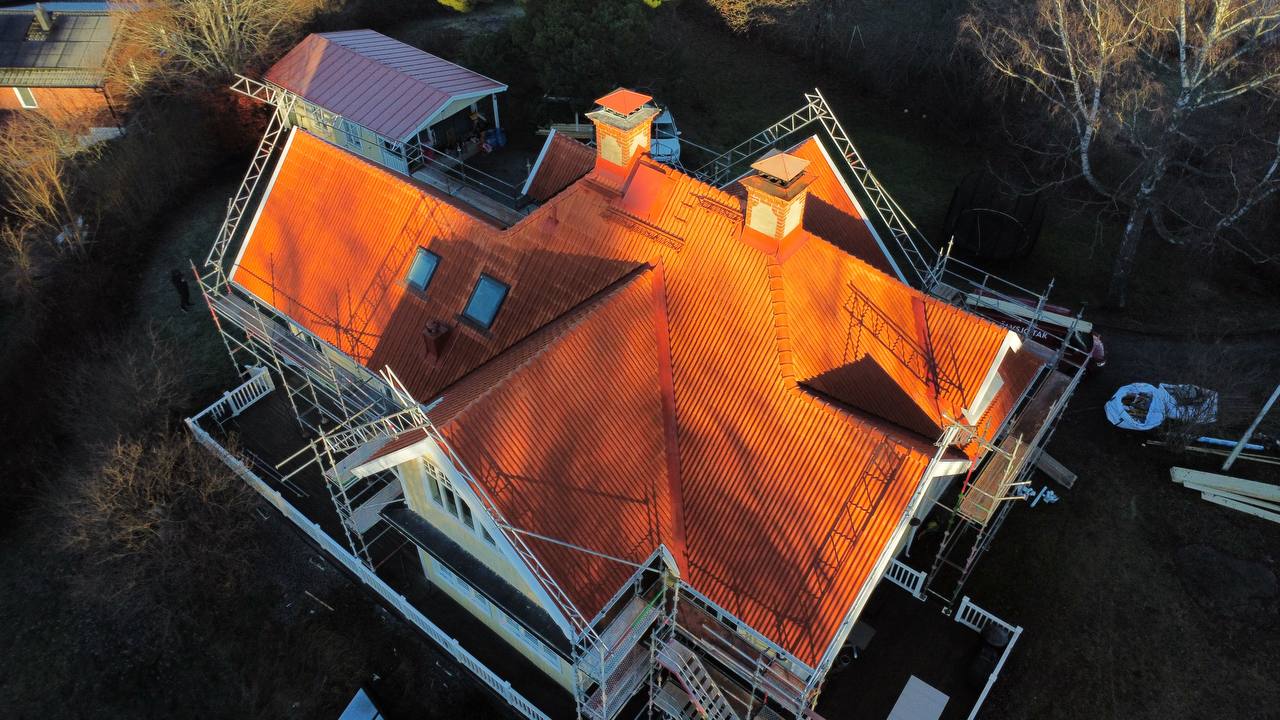 Takläggning Danderyd — professionellt resultat